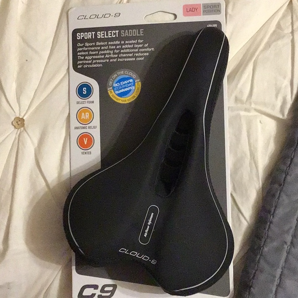 Cloud 9 Black Sport Select Saddle,